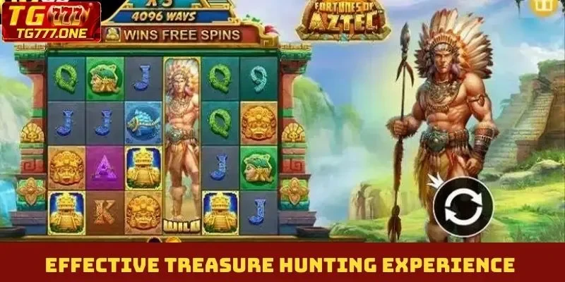 Effective treasure hunting experience